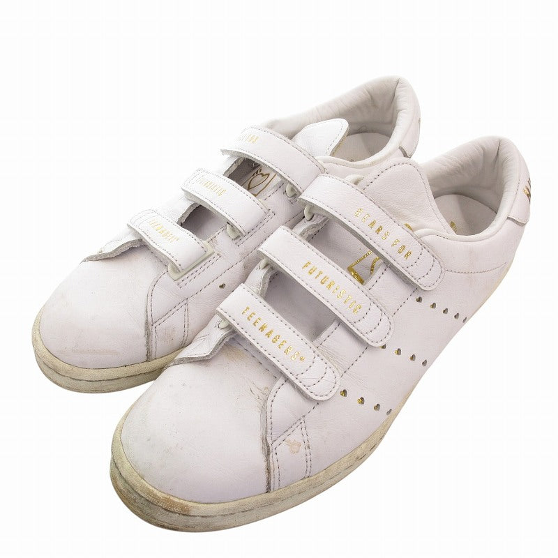 adidas × HUMAN MADE UNOFCL Low Cut Sneakers Shoes Velcro 27.5cm White FZ1711 /FF ■GY99 Men's