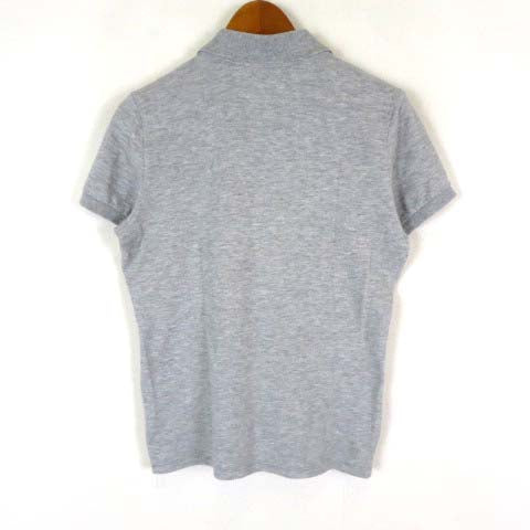 UNIQLO Polo Shirt Dry Stretch Pique Short Sleeve M Grey Women's