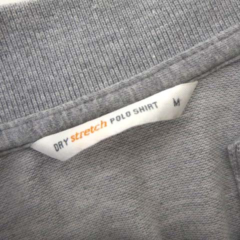 UNIQLO Polo Shirt Dry Stretch Pique Short Sleeve M Grey Women's