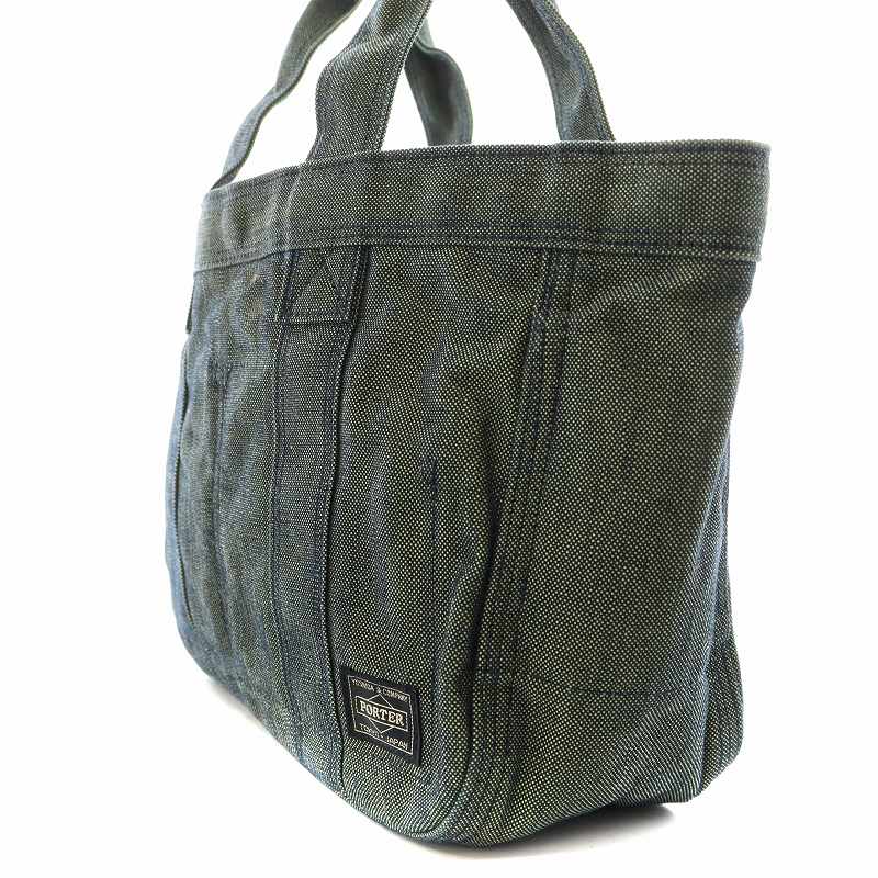 PORTER DEEPER Yoshida Kaban Tote Bag Handbag Canvas Khaki /AN5 Women's