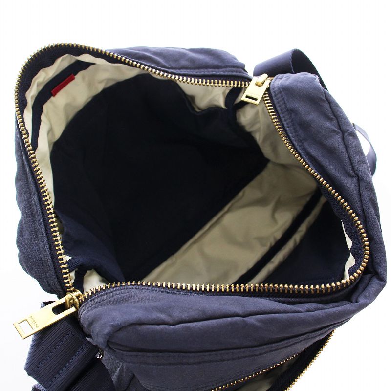 PORTER Draft Shoulder Bag Nylon Yoshida Kaban Navy/☆G Men's