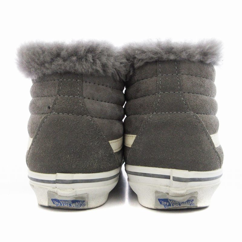 VANS sacai SK8-HI V38ih High-Top Sneakers with Inner Boa Fleece, Suede Casual Shoes, Size 6 25cm /MM, Women's