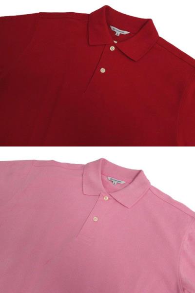 Unused UNIQLO Polo Shirts Set of 4 DRY POLO SHIRT Short Sleeves Pique Knit Cotton Blend Red, Ochre, Grey, Pink Size M Men's