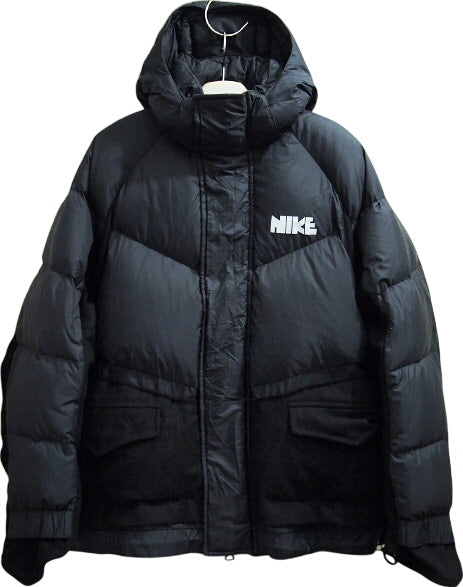 NIKE × SACAI Men's NRG RH Down Parka Jacket, Black