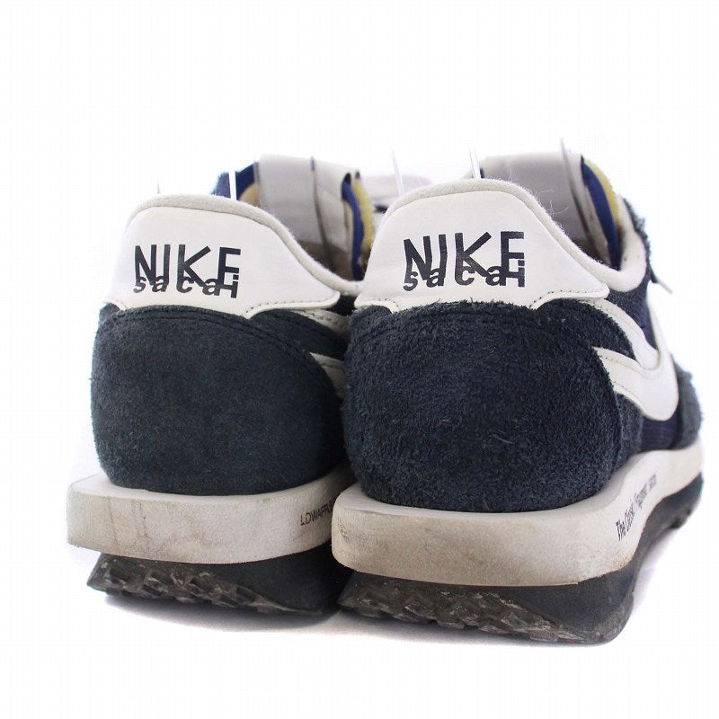 NIKE x Fragment x sacai LD Waffle "Blackened Blue" Sneakers, US6, Navy, Women's, DH2684-400