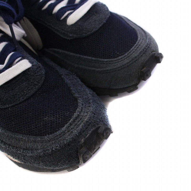 NIKE x Fragment x sacai LD Waffle "Blackened Blue" Sneakers, US6, Navy, Women's, DH2684-400
