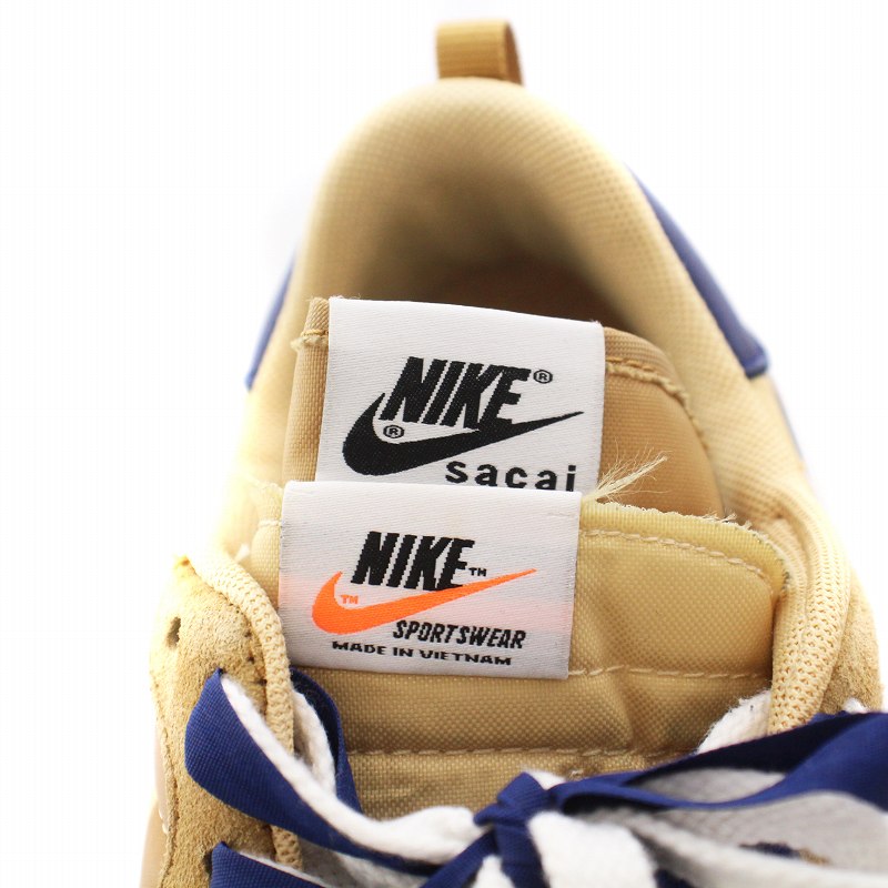 NIKE × Sacai Vapor Waffle "Sesame and Blue Void" Sneakers Shoes US11 29.0cm Beige Blue DD1875-200 /AN12 Men's