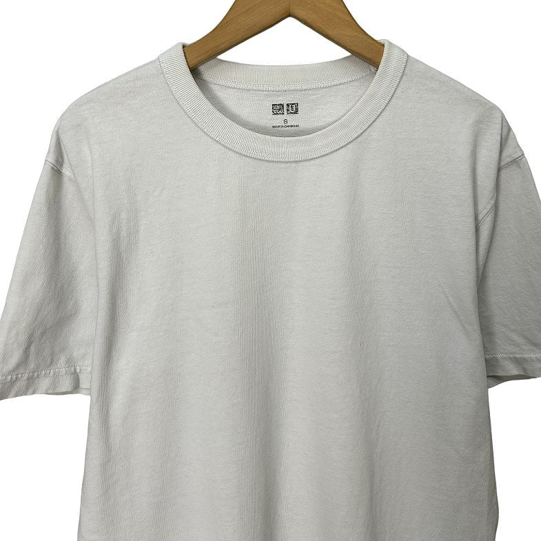 UNIQLO Crew Neck T-Shirt Short Sleeve S White Men's