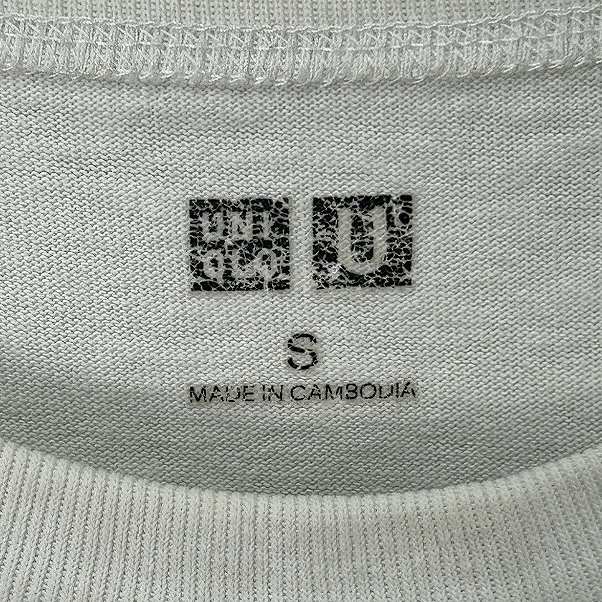 UNIQLO Crew Neck T-Shirt Short Sleeve S White Men's