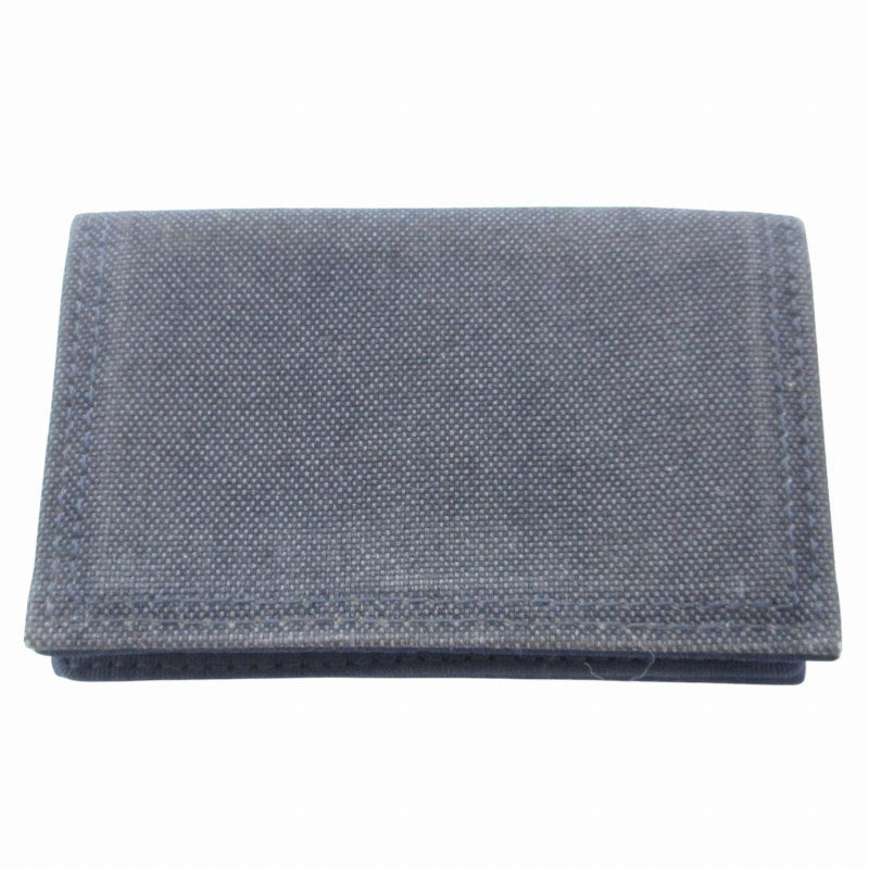 PORTER SMOKY Card Case Business Card Holder Logo Patch Navy /HO□ 0401 Men's