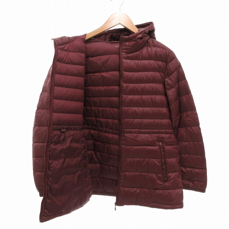 UNIQLO Ultra Light Down Jacket with Hood 217-072646 Burgundy
