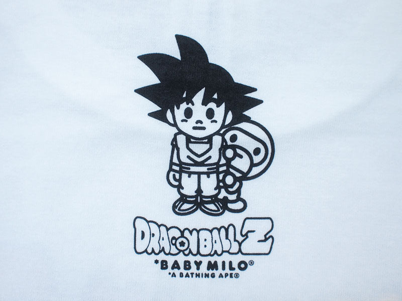 A BATHING APE x DRAGON BALL Z 'TEE #5' T-shirt BABY MILO Dragon Ball Baby Milo White White L BAPE A Bathing Ape
