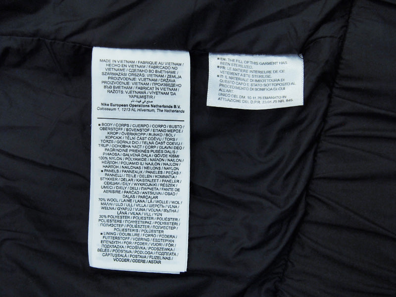NIKE × SACAI Men's NRG RH Down Parka Jacket, Black