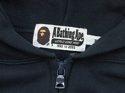 A BATHING APE 'Monkey Face' Zip Hoodie A BATHING APE BAPE M