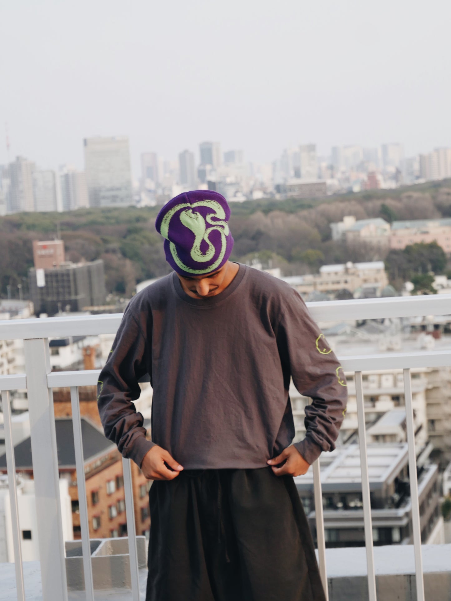 Goofy Beanie Purple