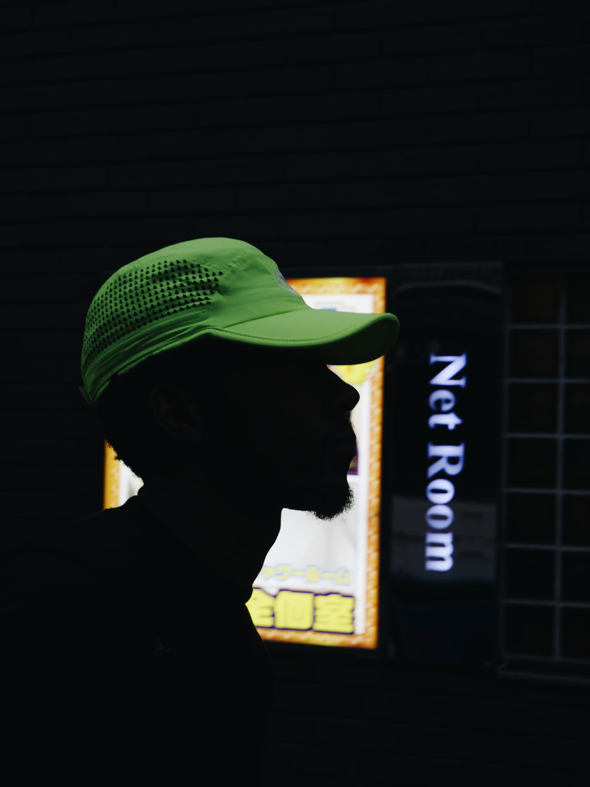 Foldable Mesh Cap - Neon Yellow