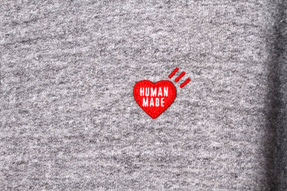 2023 Autumn/Winter HUMAN MADE Size: XL Zip-Up Hoodie in Gray HM26CS040 /● Mens