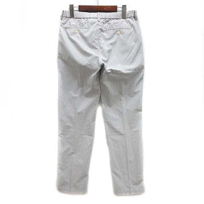 UNIQLO Dry-EX Easy Pants Seersucker Stripe Blue White Men's Size S 168828