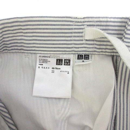 UNIQLO Dry-EX Easy Pants Seersucker Stripe Blue White Men's Size S 168828