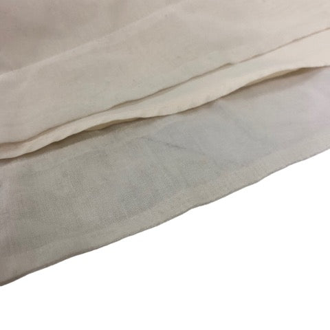 UNIQLO Flared Skirt Knee-Length Solid White Women's