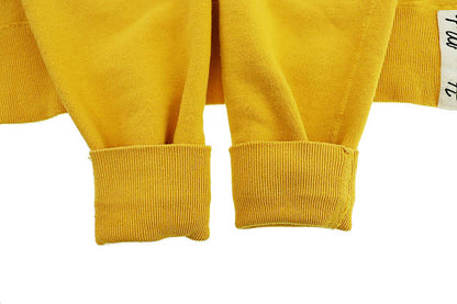 HUMAN MADE DUCK Logo Print Crewneck Sweatshirt Trainer Size M Yellow Brand Secondhand Vector Used☆AA★250308 Men's