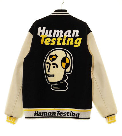 HUMAN MADE HUMAN MADE × ASAP ROCKY 22SS HUMAN TESTING VARSITY JACKET XL Size ASAP Rocky Testing Varsity Jacket Baseball Jacket [Brand Used Clothing Vector] [Used]☆AA★ ■250219 Men's