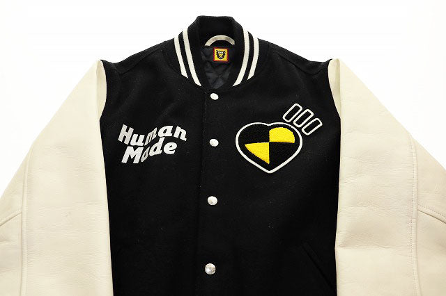 HUMAN MADE HUMAN MADE × ASAP ROCKY 22SS HUMAN TESTING VARSITY JACKET XL Size ASAP Rocky Testing Varsity Jacket Baseball Jacket [Brand Used Clothing Vector] [Used]☆AA★ ■250219 Men's