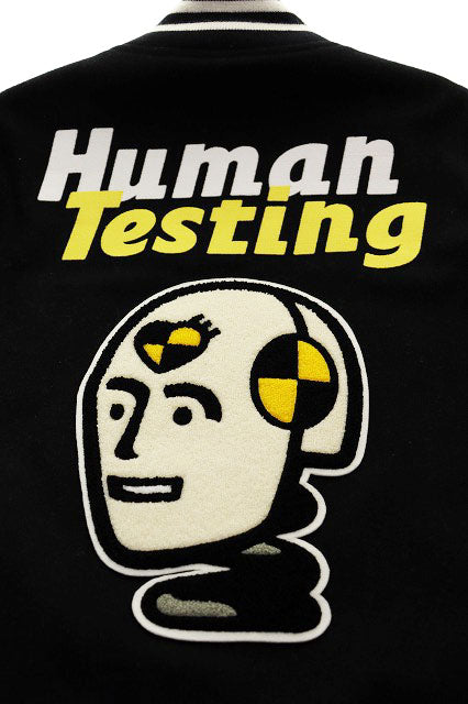 HUMAN MADE HUMAN MADE × ASAP ROCKY 22SS HUMAN TESTING VARSITY JACKET XL Size ASAP Rocky Testing Varsity Jacket Baseball Jacket [Brand Used Clothing Vector] [Used]☆AA★ ■250219 Men's