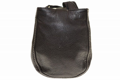 PORTER CISCO SHOULDER BAG (S) BLACK Cisco Shoulder Bag Leather Black [Branded Used Vector] [Used] ●▲250420 Men's