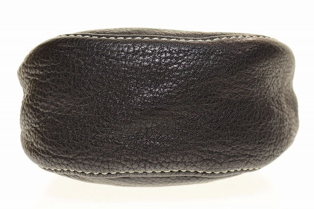 PORTER CISCO SHOULDER BAG (S) BLACK Cisco Shoulder Bag Leather Black [Branded Used Vector] [Used] ●▲250420 Men's