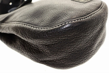 PORTER CISCO SHOULDER BAG (S) BLACK Cisco Shoulder Bag Leather Black [Branded Used Vector] [Used] ●▲250420 Men's