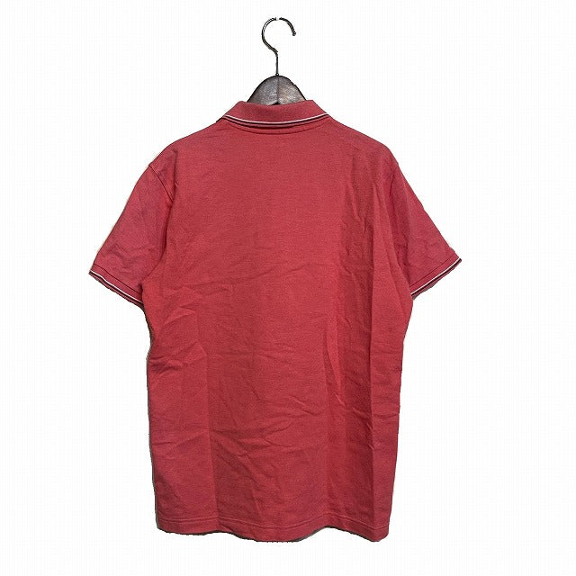 UNIQLO Polo Shirt Knit Short-Sleeve Dry Piqué L Red / Vermilion /AG Men's