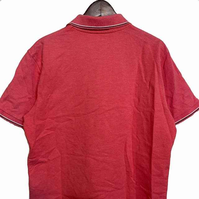 UNIQLO Polo Shirt Knit Short-Sleeve Dry Piqué L Red / Vermilion /AG Men's