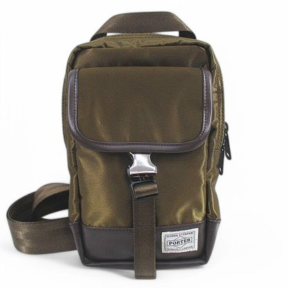 PORTER sac's bar Collaboration Body Bag Shoulder Bag Khaki Brown Made in Japan Men's Women's