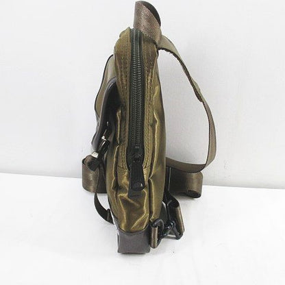 PORTER sac's bar Collaboration Body Bag Shoulder Bag Khaki Brown Made in Japan Men's Women's