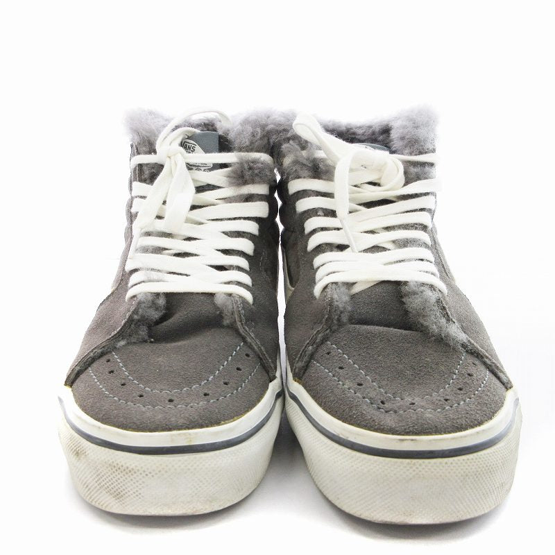 VANS sacai SK8-HI V38ih High-Top Sneakers with Inner Boa Fleece, Suede Casual Shoes, Size 6 25cm /MM, Women's