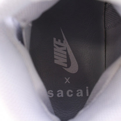 Nike Sacai Dunk High Lux Sneakers Shoes US7 24cm White Grey 776446-001 /BM Women's
