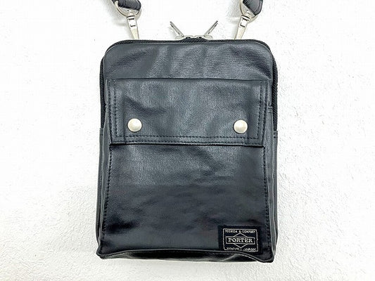 PORTER FREE STYLE Shoulder Bag Black Excellent Condition 707-07146 Crossbody Mini Bag Yoshida Bag