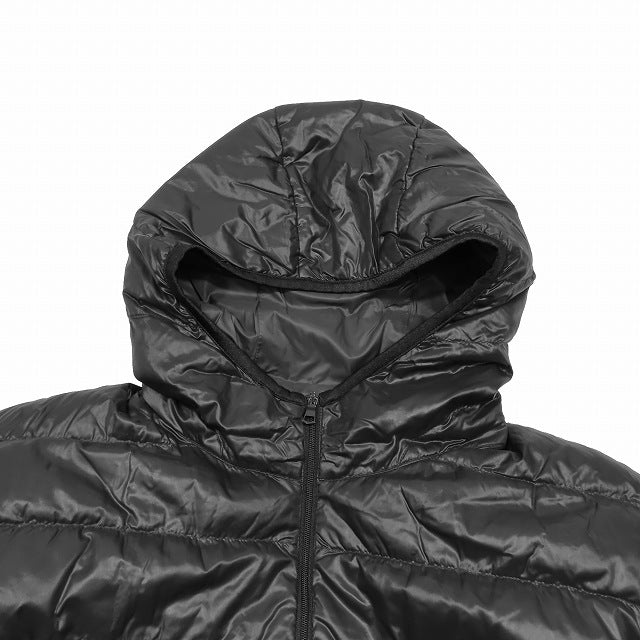 14AW UNIQLO Ultra Light Down Parka Nylon Jacket Blouson Zip-Up Outerwear M Black Black 072644/5▲B1 Men's