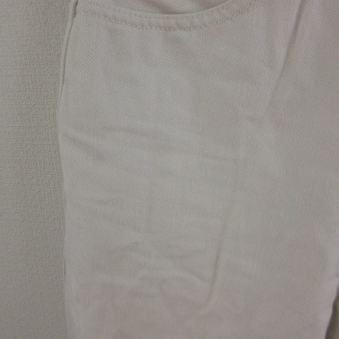 UNIQLO Wide Fit Curve Jeans, Denim Pants, Long, Off-White, Women's