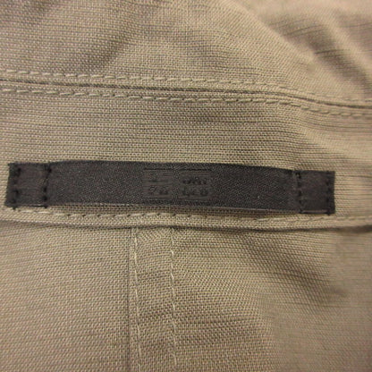 UNIQLO Linen Blend Jacket Long Sleeve Khaki Green M *T410 Women's