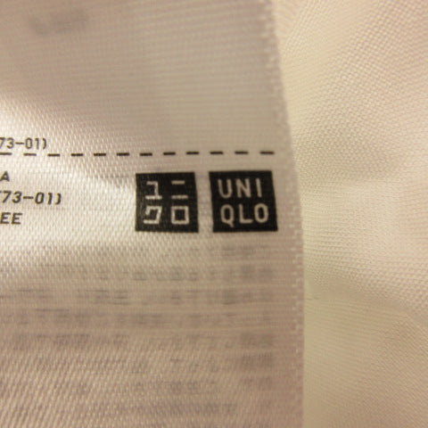 UNIQLO Shirt Blouse Long Sleeve Skipper White XL *T614 Women's