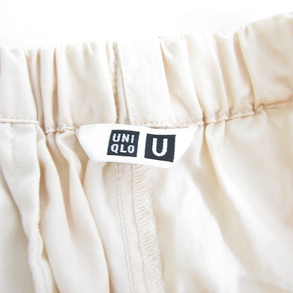UNIQLO U Lemaire Pajama Pants Easy Cotton S Ivory kz8643 Women's