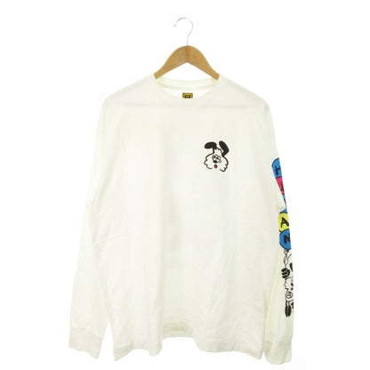 HUMAN MADE × VERDY "VICK" VICK LONG SLEEVE T-SHIRT Long T-shirt Cut and sew Print XL White / MN16 ■ GY12 Men's