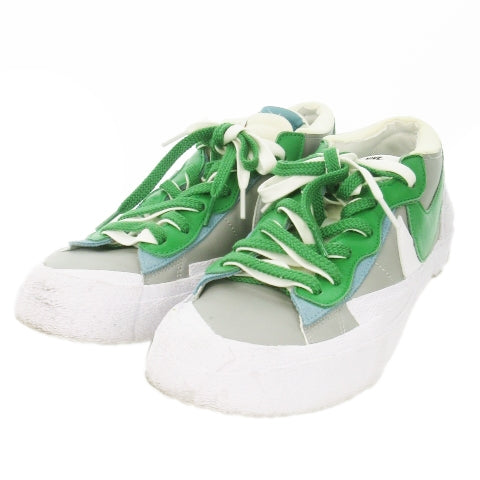 Nike NIKE × sacai Sacai Blazer Low Sneakers Shoes Low Cut Logo 28.5cm Green DD1877-001 /MN1 ■GY19 Men's