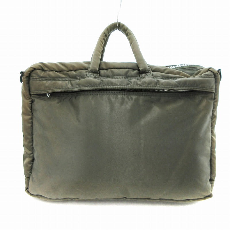 PORTER TANKER Briefcase Sling Bag Double Zip Khaki / JS ■ GY35 Men's