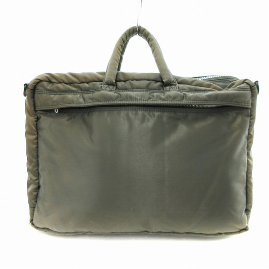 PORTER TANKER Briefcase Sling Bag Double Zip Khaki / JS ■ GY35 Men's