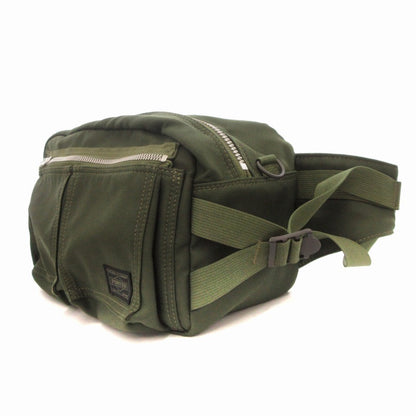 PORTER FLYING ACE Khaki Nylon Logo Waist Bag Body Bag 863-16809 /FT ■GY13 Men's