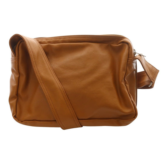 PORTER by Yoshida Kaban FREE STYLE Small Brown Shoulder Bag with Logo for Men