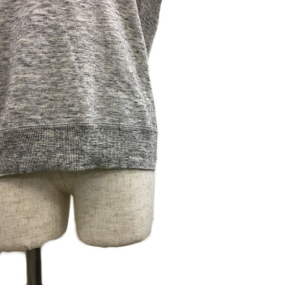 UNIQLO INES DE LA FRESSANGE Sweatshirt Pullover Crew Neck Heathered Short Sleeve Size L Grey Women's
